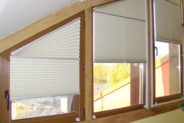 Different angles Plisse Blinds1
